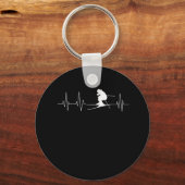 Porte-clés HeartBeat Skiing (Recto)