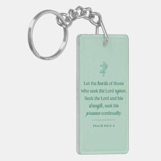 Porte-clés Hearts Seeking the Lord Christian (Devant gauche)