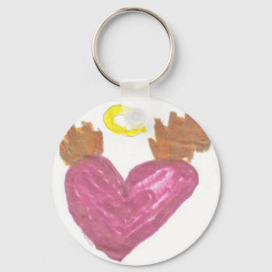 Porte-clés heartwithhalowingssmaller
