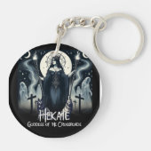 Porte-clés Hécate Déesse des Carrefours Esprits Fantomatiques (Dos)