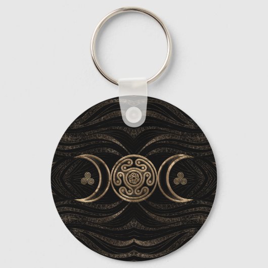 Porte-clés Hecate Wheel Triple Moon (Recto)