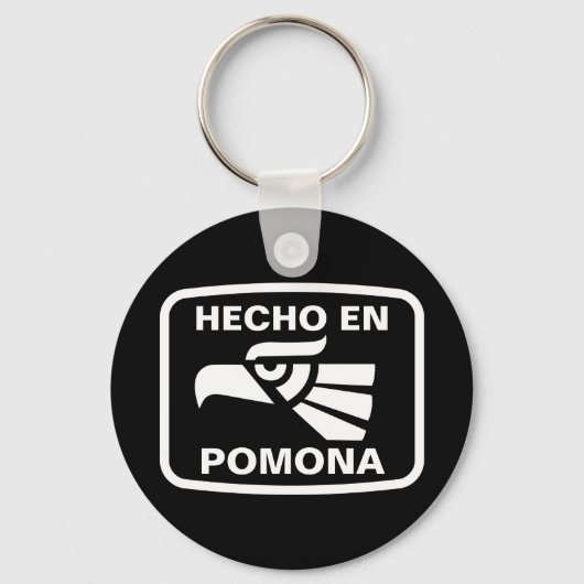 Porte-clés Hecho en Pomona personalizado personnalisé (Recto)
