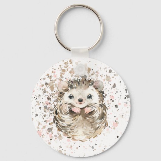 Porte-clés Hédgebog pour bébé mignon (Recto)