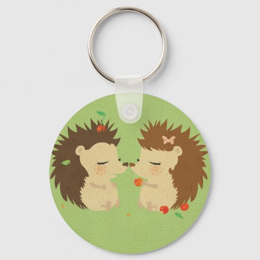 Porte-clés Hedgehog Love Keychan (Recto)
