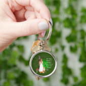 Porte-clés HédgeWitch Fox Citation de champignons vert (main)