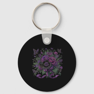 Porte-clés Heimerheimer Purple Floral Pansy Démence Heimerhe