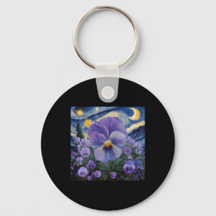 Porte-clés Heimerheimer Purple Floral Pansy Démence Heimerhe