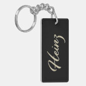 Porte-clés Heinz Name whitegold Schlüsselanhänger Anhänger (Devant gauche)