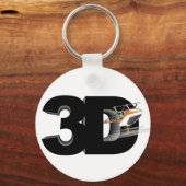 Porte-clés Hélicoptère 3d (Recto)