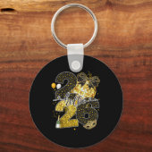 Porte-clés Hello 2026 Happy New Year Disco Ball Nye Countdown (Recto)