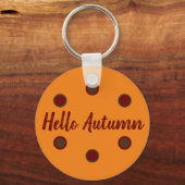 Porte-clés Hello Autumn (Recto)