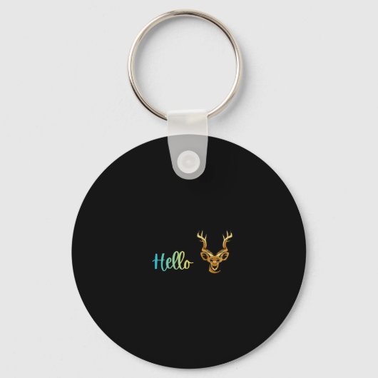 Porte-clés Hello Deer (Recto)