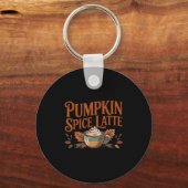 Porte-clés Hello Pumpkin Latte Sce Coffee Love Fall Season (Recto)