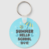 Porte-clés Hello Summer Bye School Acrylic Keychain (Recto)