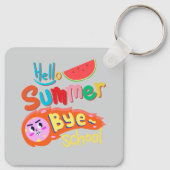 Porte-clés Hello Summer Bye School Art (Dos)