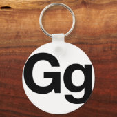 Porte-clés Helvetica Gg (Recto)