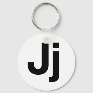 Porte-clés Helvetica Jj