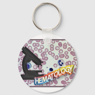 Porte-clés HÉMATOLOGIE - technologie Médicale - laboratoire