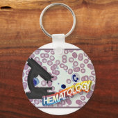 Porte-clés HÉMATOLOGIE - Technologie Médicale - Laboratoire (Recto)