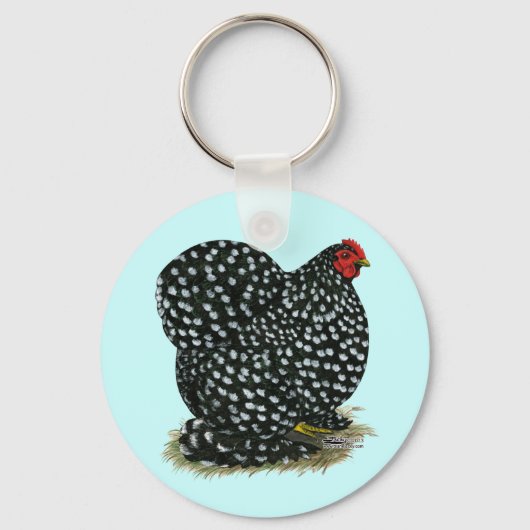 Porte-clés Hen Cochin Bouché (Recto)