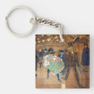 Porte-clés Henri de Toulouse-Lautrec - Danse au Rouge