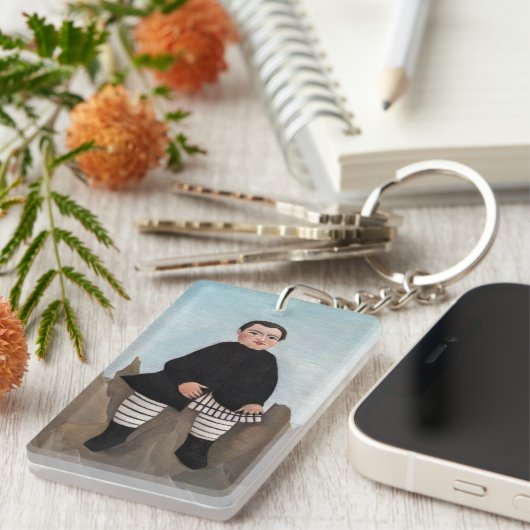 Porte-clés Henri Rousseau - Garçon sur les rochers (Devant droit)