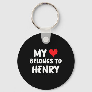 Porte-clés Henry - Mon cœur appartient à Henry - Amour