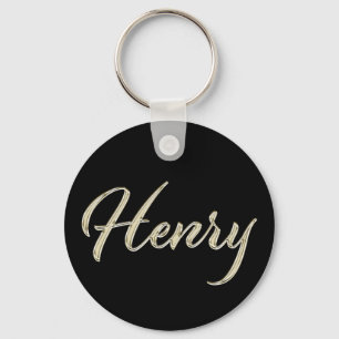 Porte-clés Henry Whitegold Button