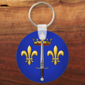 Porte-clés Heraldique de Jeanne d'Arc Jeanne d'Arc (Recto)