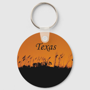 Porte-clés Herbe contre un porte - clé de côte du Texas de
