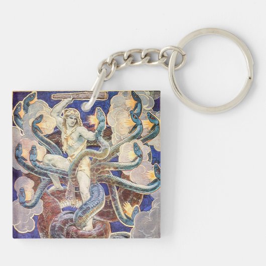 Porte-clés Hercules et l'Hydra (Dos)