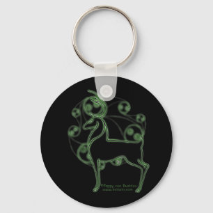 Porte-clés Herne Celtic Deer Porte - clé, Noir