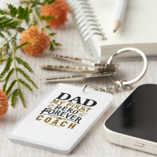Porte-clés Hero Coach Papa Porte - clé - Petit cadeau avec gr