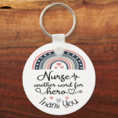 Porte-clés héroïne infirmière Merci (Recto)