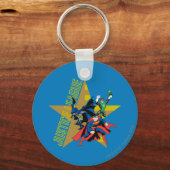 Porte-clés Héros étoiles de la Ligue de Justice (Recto)