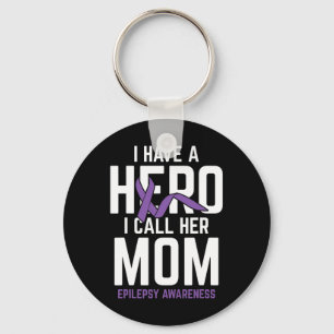 Porte-clés Héros Maman Epilepsie Conscience de l'épilepsie Ep