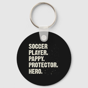 Porte-clés Héros Protecteur Joueur de Foot Pappy Amoureux de