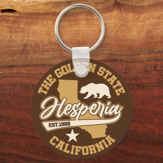 Porte-clés Hesperia, Californie (Verso)