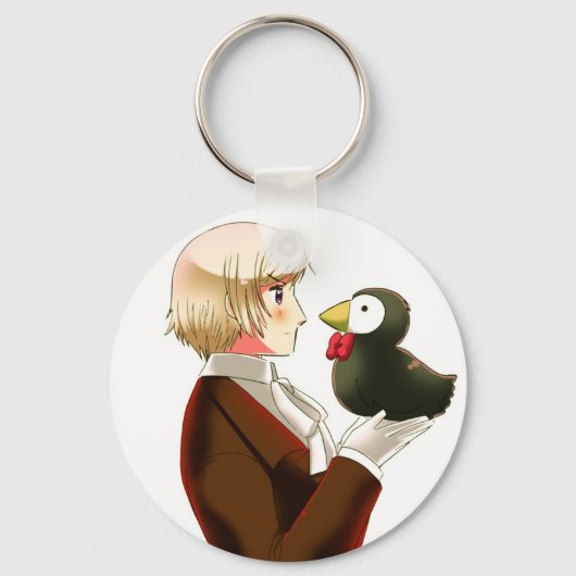 Porte-clés Hetalia Islande et M. Puffin Porte - clé (Recto)