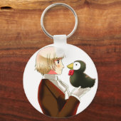 Porte-clés Hetalia Islande et M. Puffin Porte - clé (Recto)