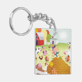 Porte-clés Heure de compter - la basse cour (Devant gauche)