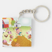 Porte-clés Heure de compter - la basse cour (Dos)