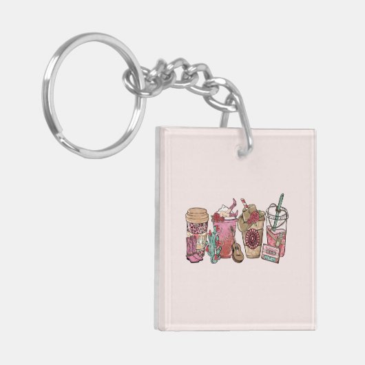 Porte-clés Heure du café Cowboy (Devant gauche)