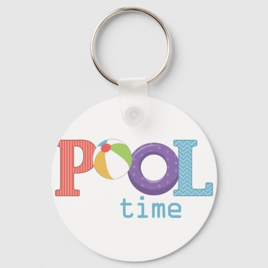 Porte-clés Heure du pool (Recto)
