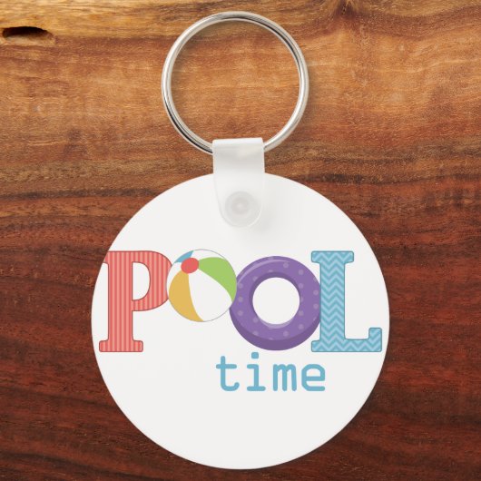 Porte-clés Heure du pool (Recto)