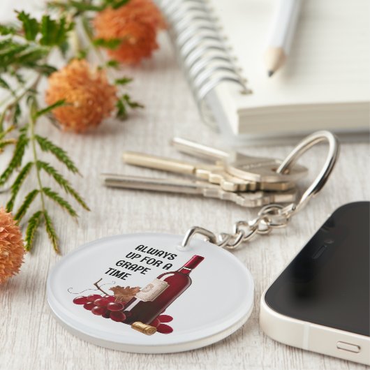 Porte-clés Heure du vin rouge (Devant droit)