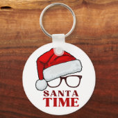 Porte-clés Heure père Noël (Recto)