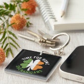 Porte-clés Heure pour certains Shenanigans Clover St Patrick' (Devant Droit)