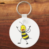 Porte-clés Heureuse abeille (Recto)
