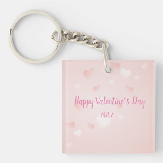 Porte-clés Heureuse Sainte-Valentin (Devant)